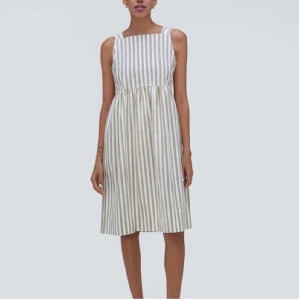 Everlane Striped Sleeveless Dress